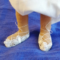 Preview: Edle weiße Schuhe für Ägypterin und Könige